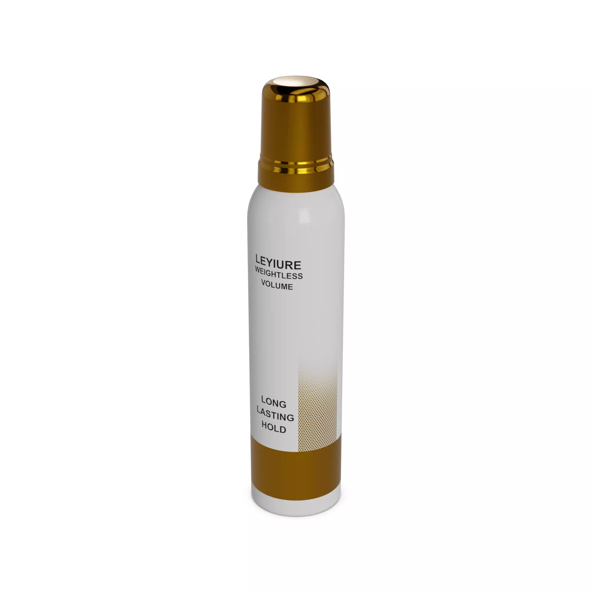 Hair styling products Hair Volumizing Mousse Low-poly 3D model_0