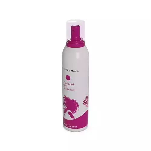 Hair styling products Hair Curling Mousse Low-poly 3D model