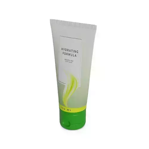 Hair styling products Hair Cream Low-poly 3D model