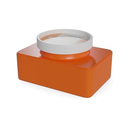 Hair styling products Hair Paste 3D model
