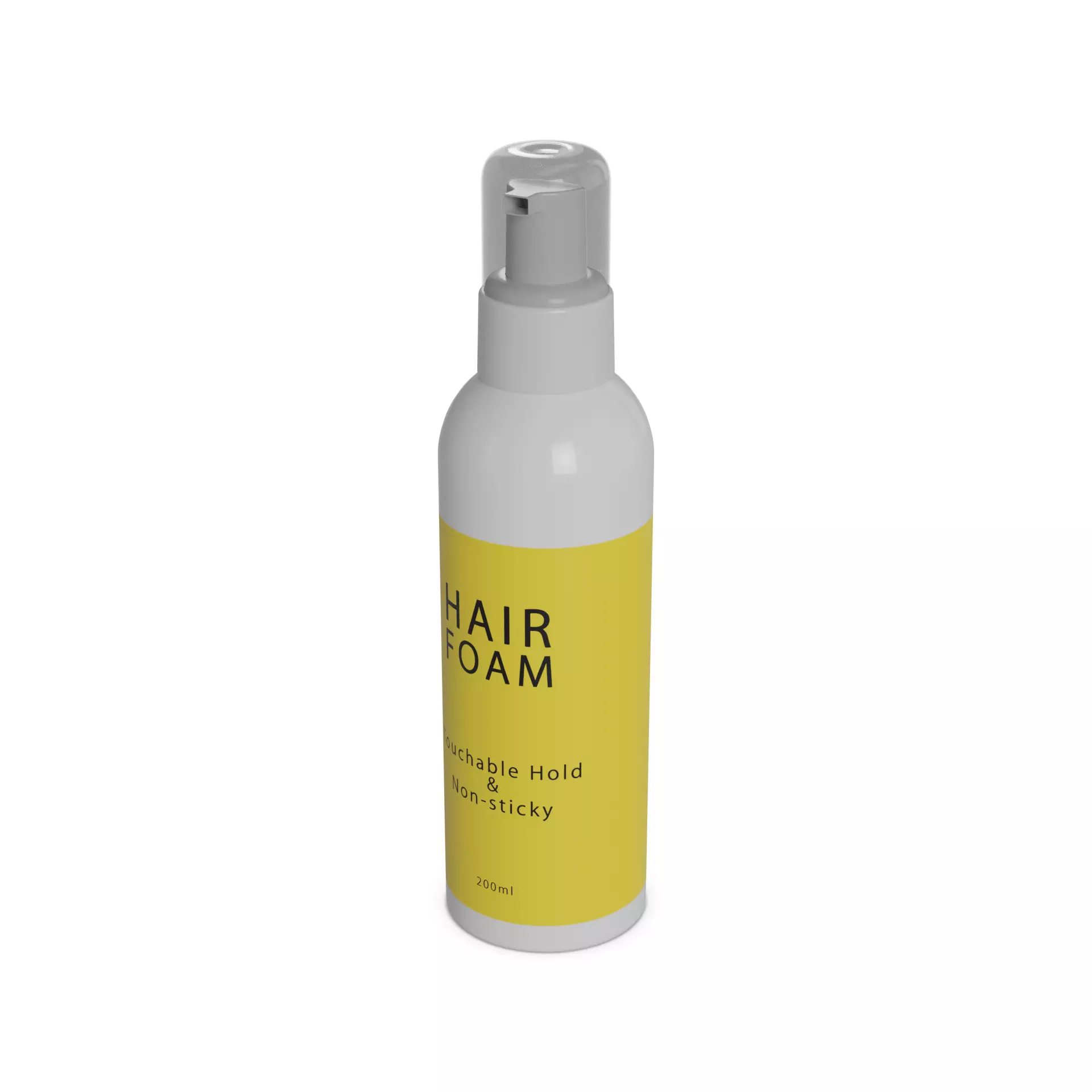 Hair styling products Hair Foam Low-poly 3D model