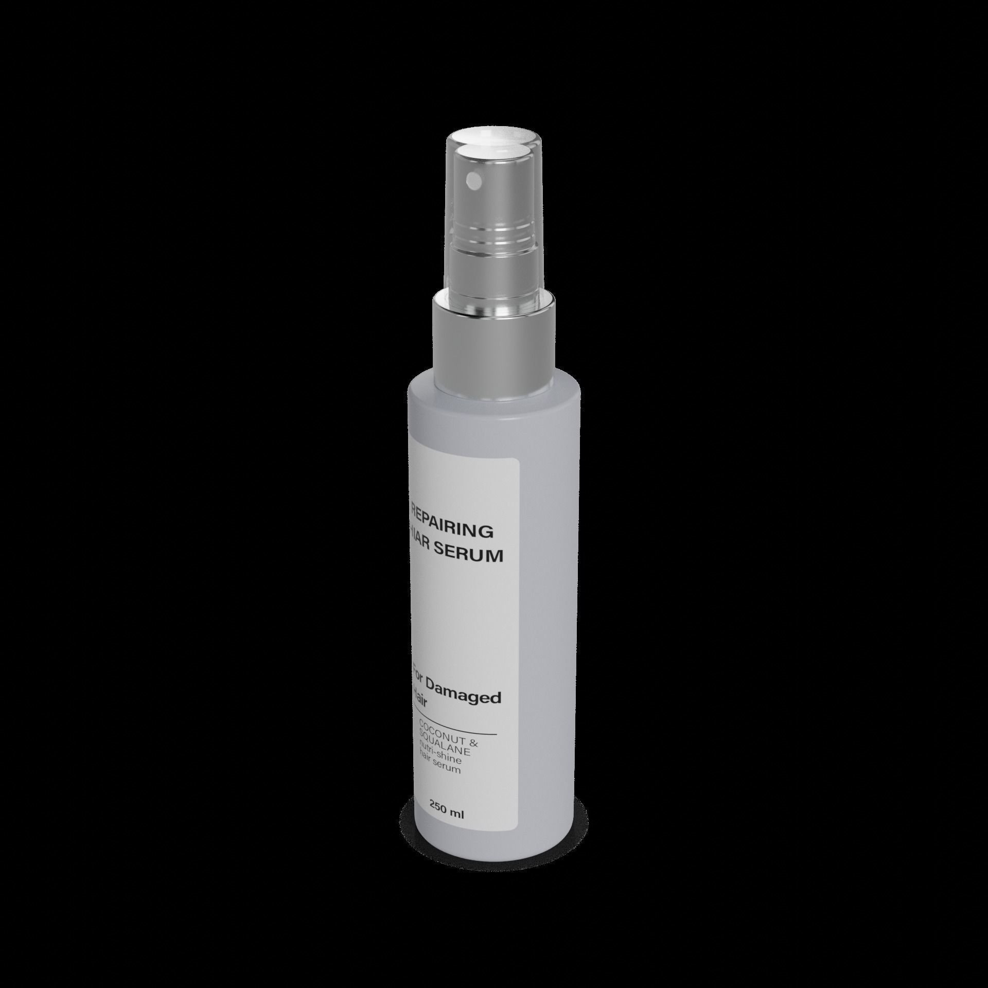 Hair masks serums and oils Hair Repair Serum Low-poly 3D model_1