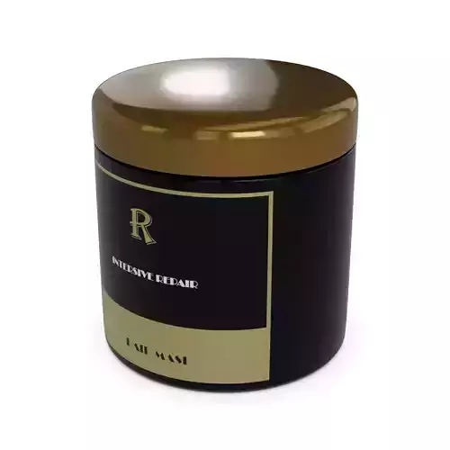 Hair masks serums and oils Hair Mask Low-poly 3D model