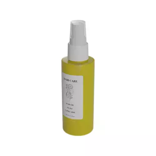 Hair masks serums and oils Hair Oil Low-poly 3D model