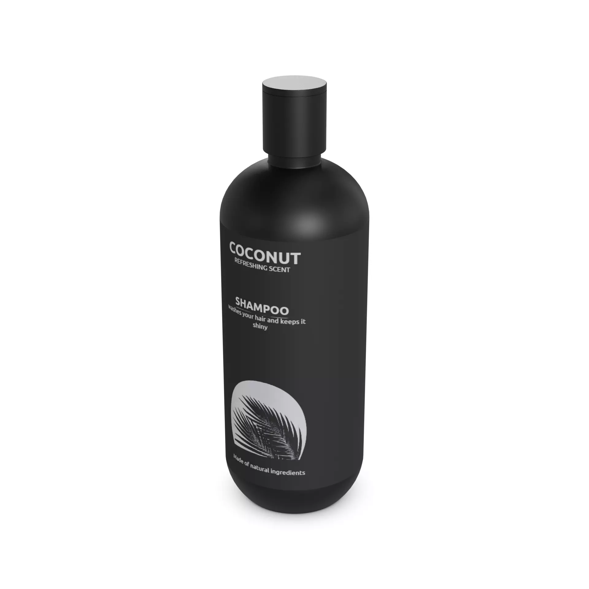 Shampoos Shampoo Low-poly 3D model_0