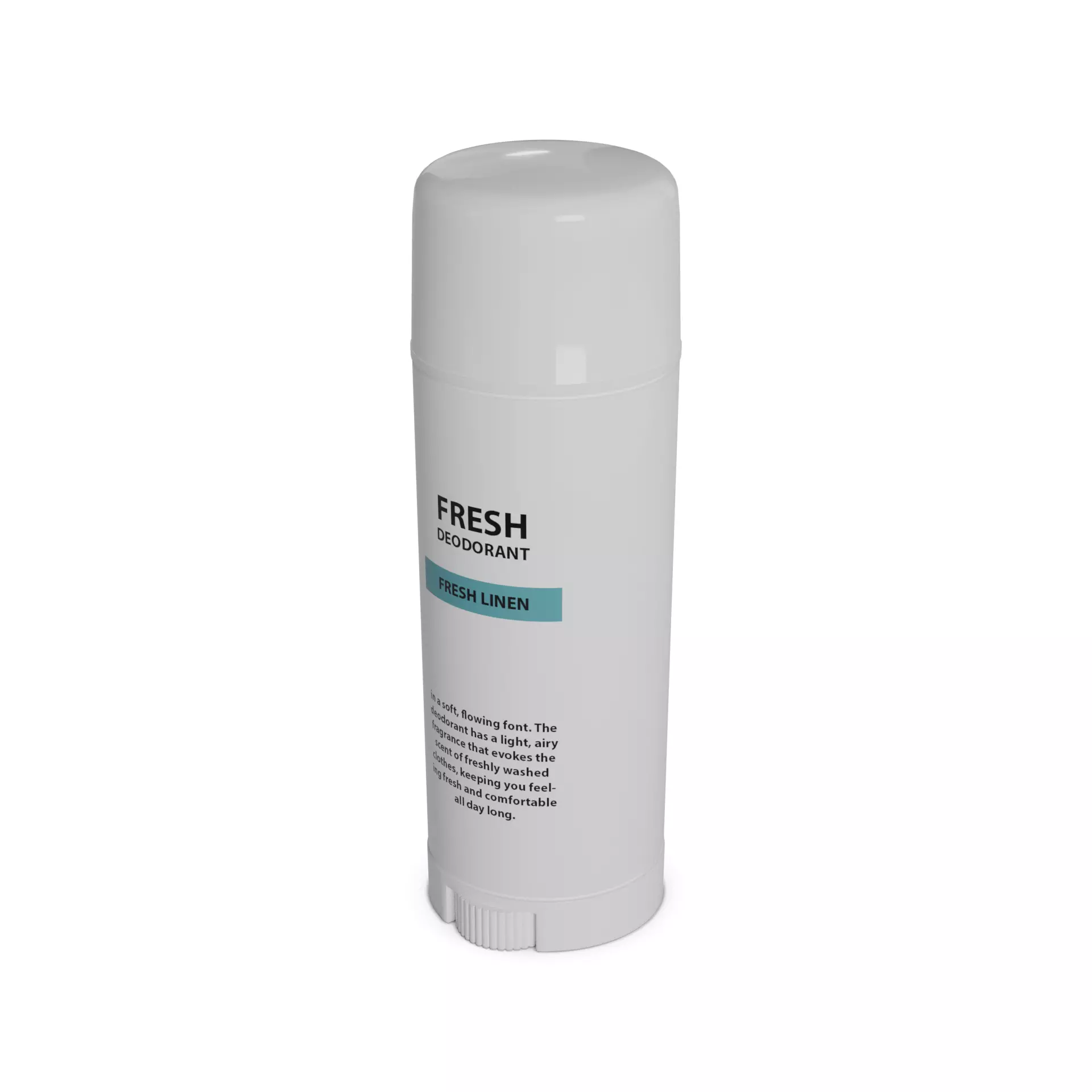 Stick deodorants for men Fresh Linen Stick Deodorant Low-poly 3D model_0