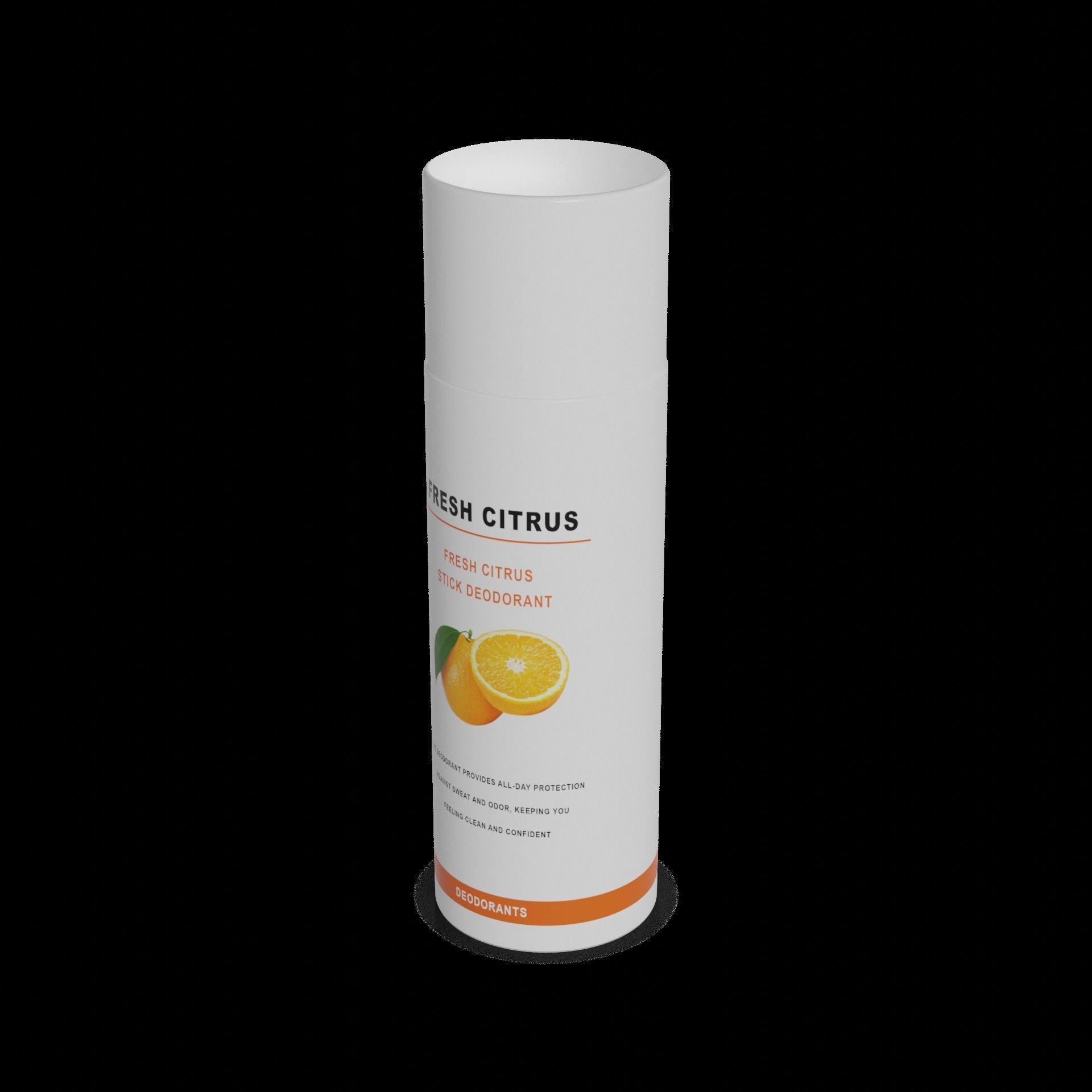 Stick deodorants for men Fresh Citrus Stick Deodorant Low-poly 3D model_1