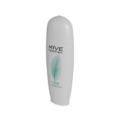 Roll-on and stick deodorants for women Stick Antiperspirant Low-poly 3D model