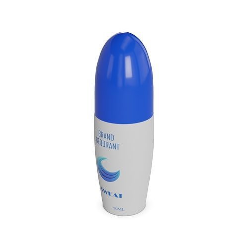 Roll-on and stick deodorants for women Roll-on Antiperspirant Low-poly 3D model