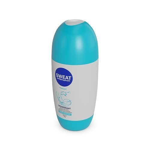 Roll-on and stick deodorants for women Stick Antiperspirant Low-poly 3D model