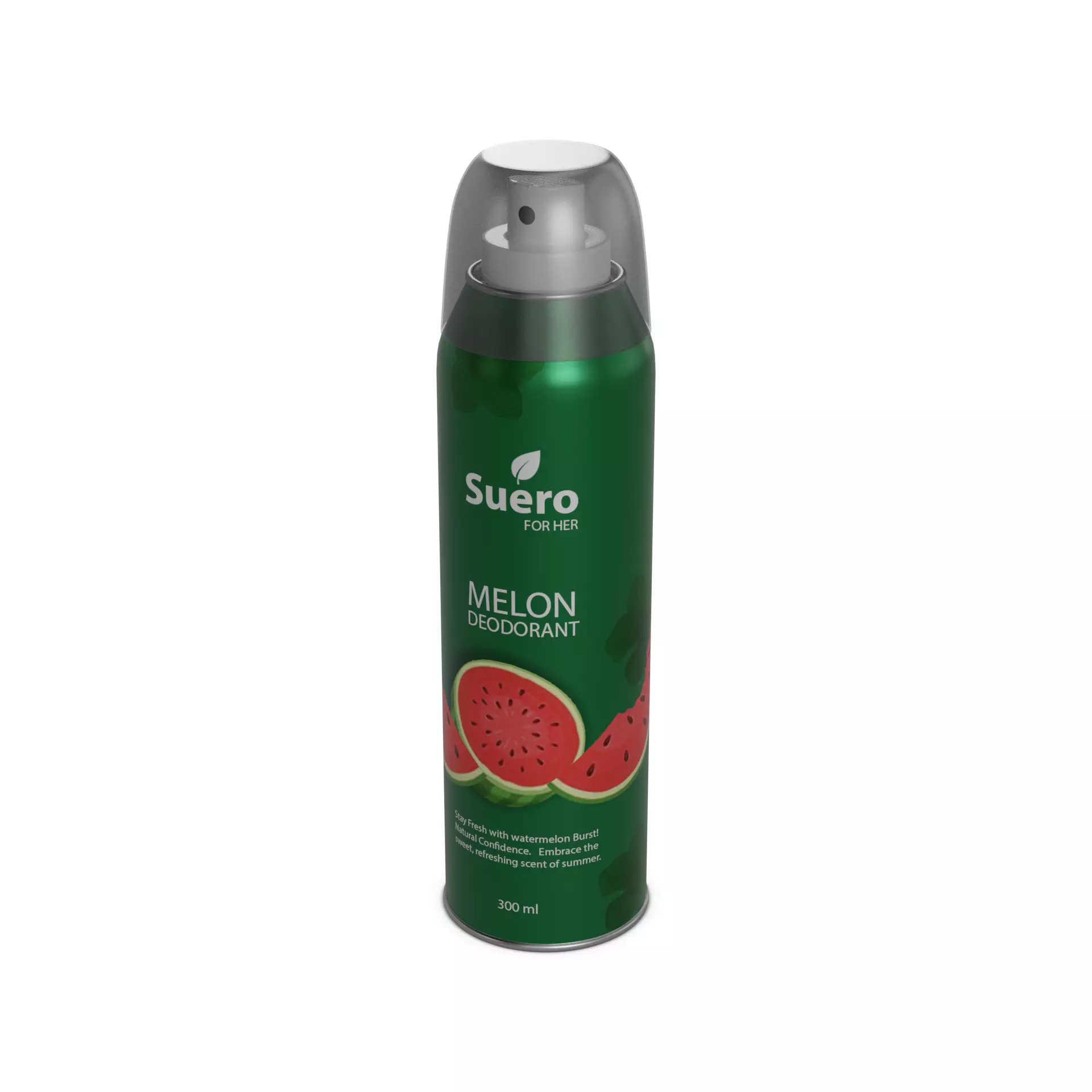Spray deodorants for women Fresh Melon Low-poly 3D model_0