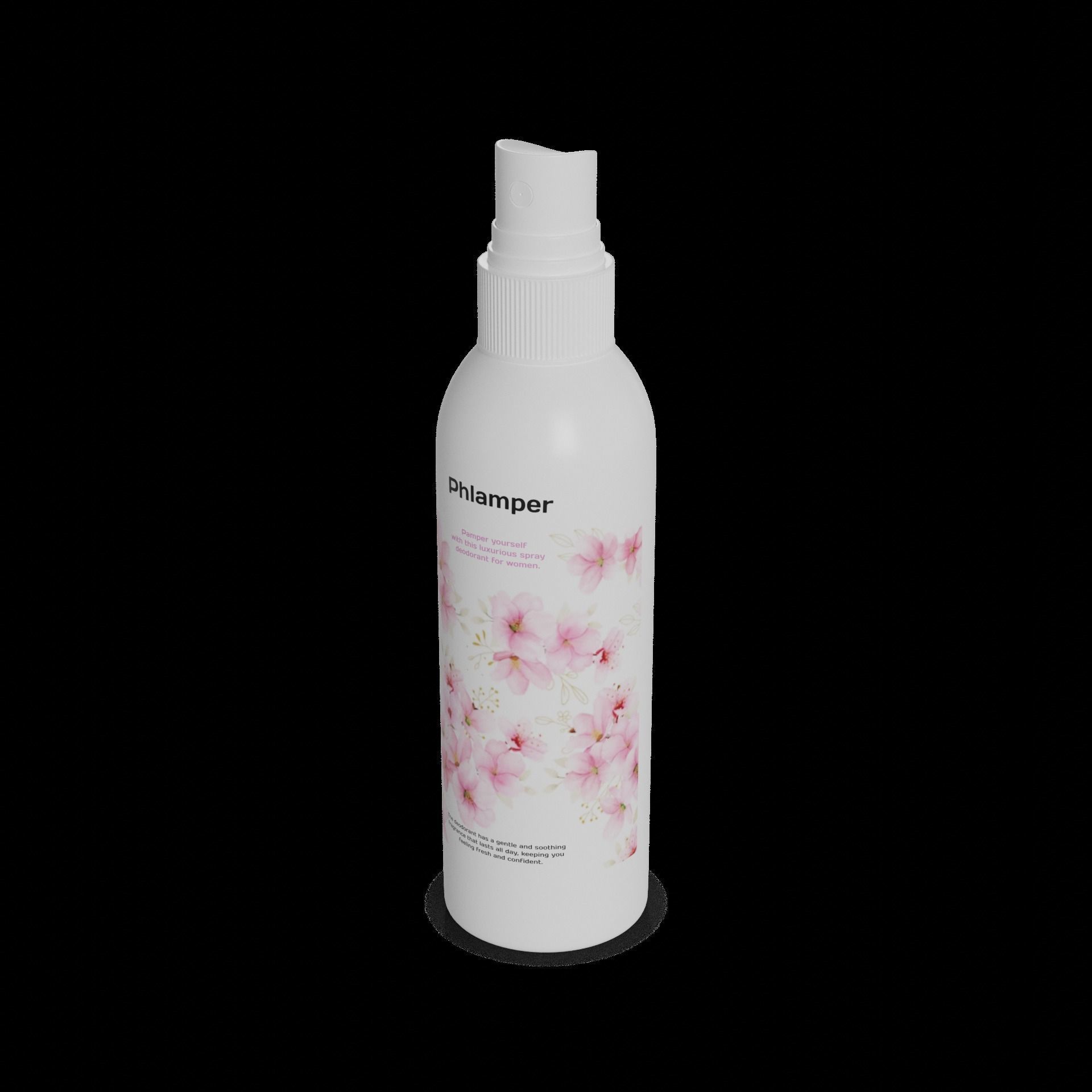 Spray deodorants for women Soft Petals 3D model_1