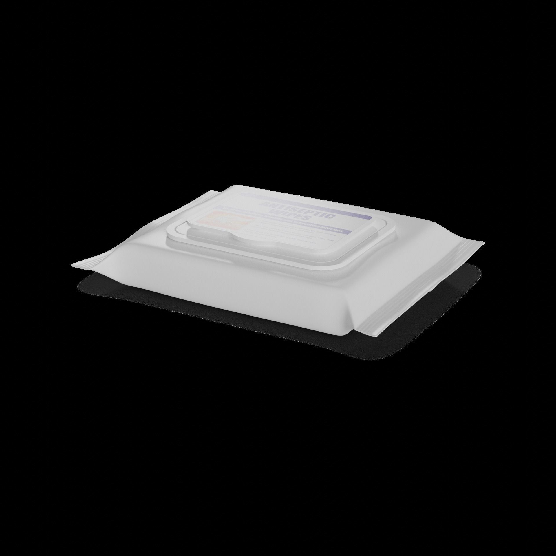 Other medical products Antiseptic Wipes 3D model_1