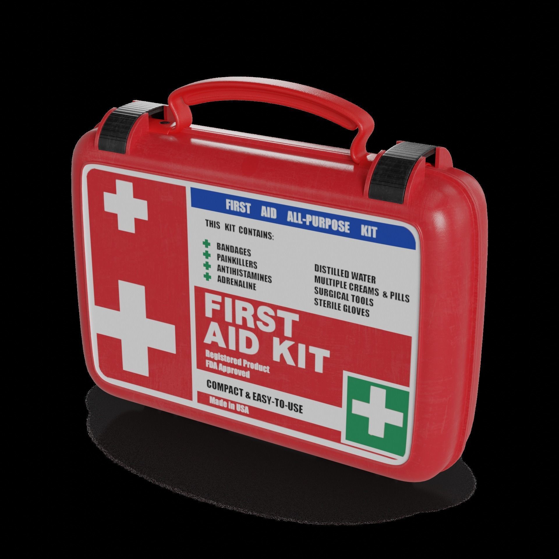 Other medical products First Aid Kit 3D model_1