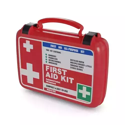 Other medical products First Aid Kit 3D model Other medical products First Aid Kit 3D model
