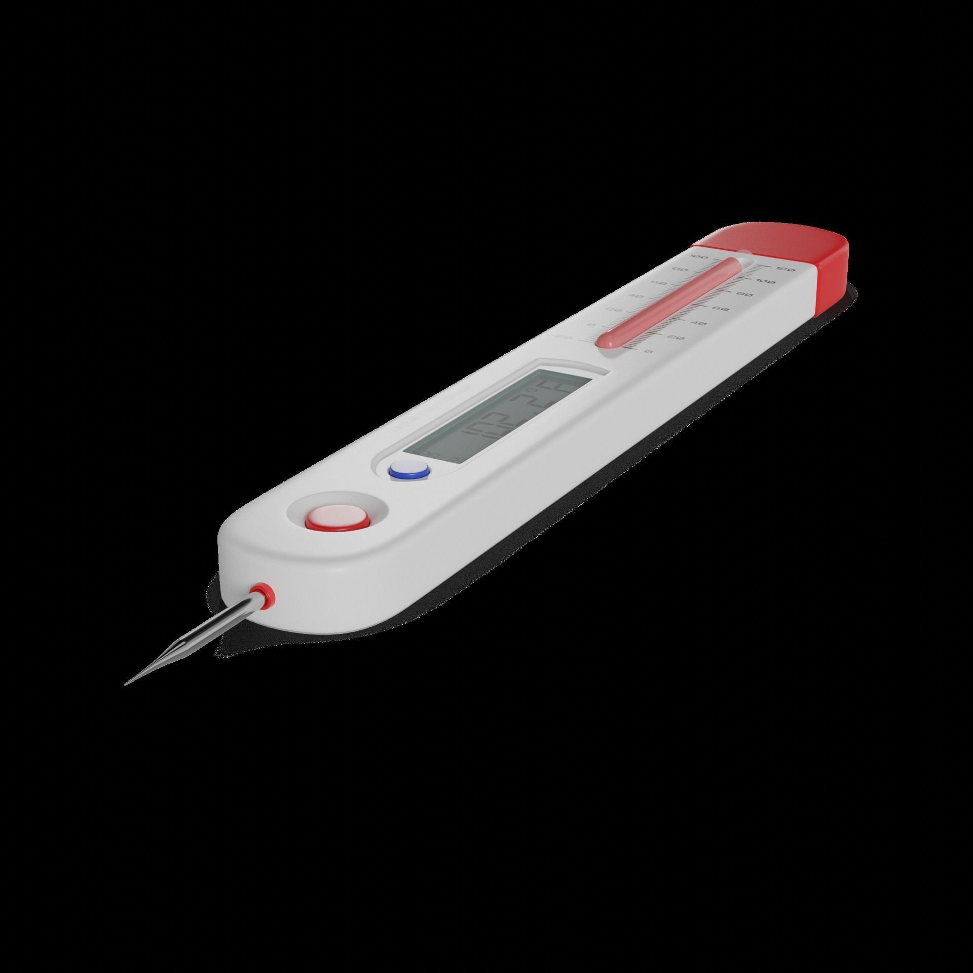 Other medical products Thermometer Low-poly 3D model_1