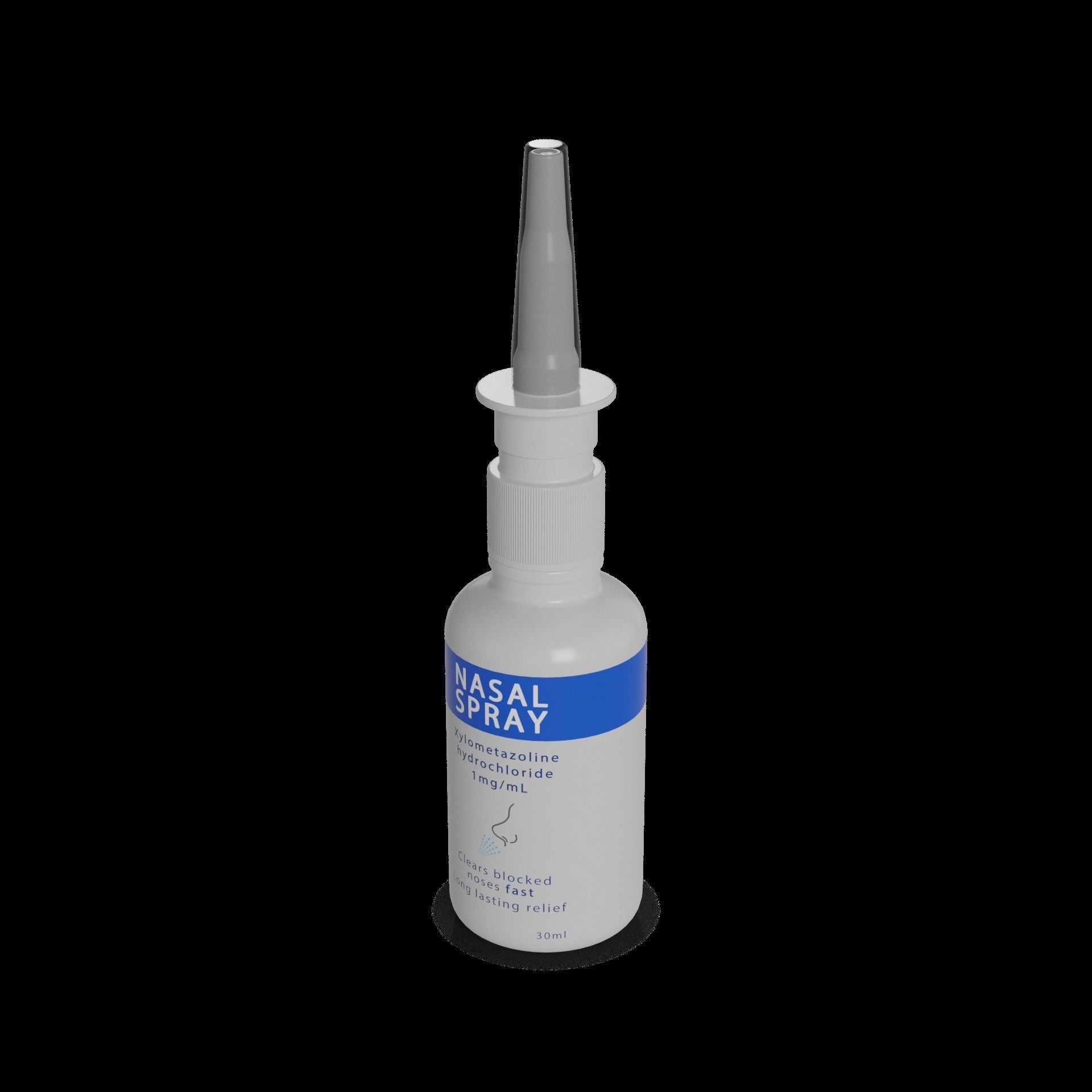 Other medical products Nasal Spray Low-poly 3D model_1