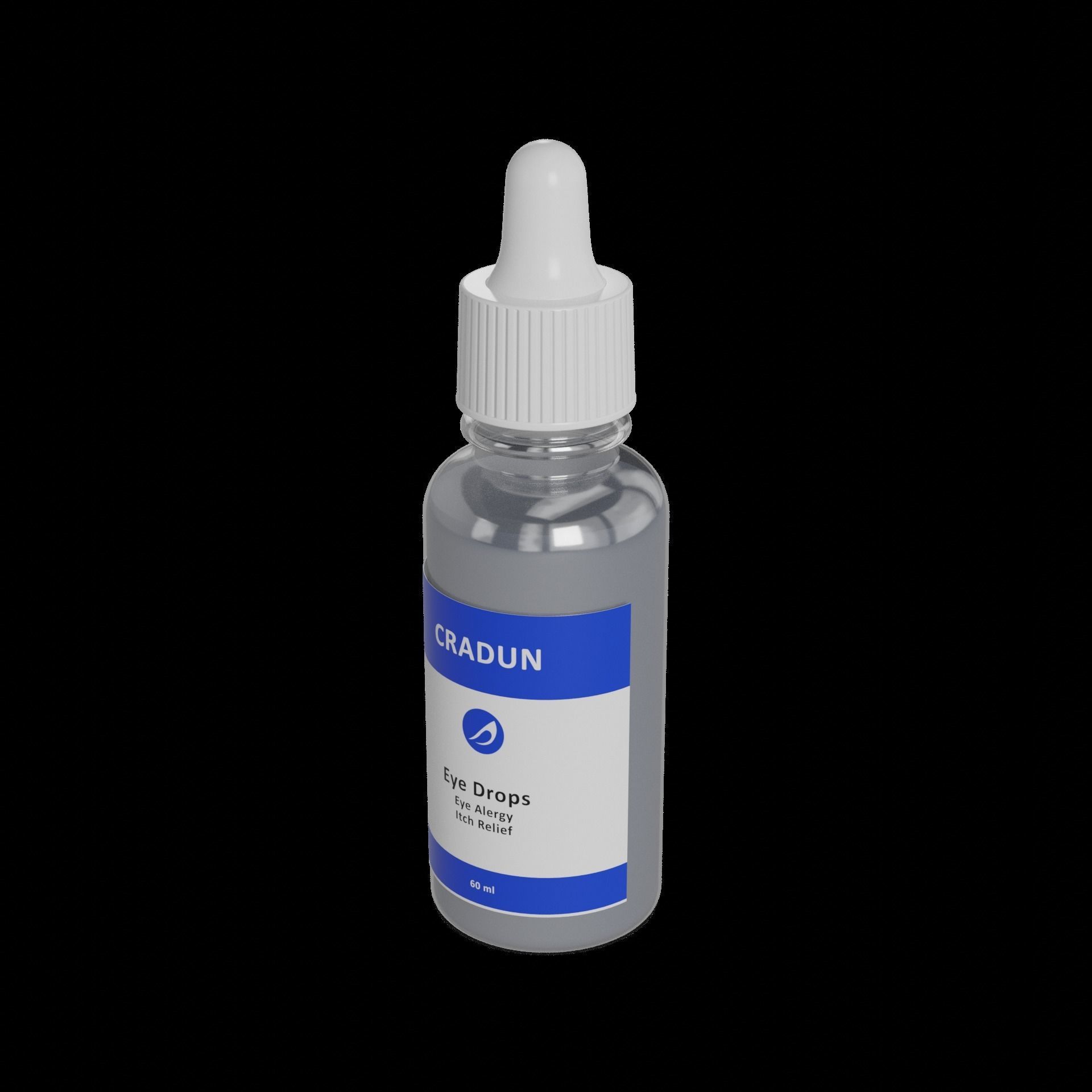 Other medical products Eye Drops Low-poly 3D model_1