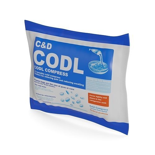 Other medical products Cold Compress Low-poly 3D model