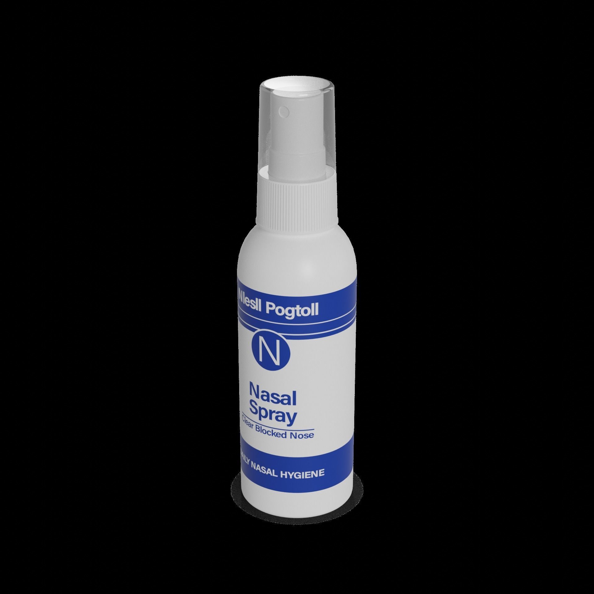 Other medical products Nasal Spray Low-poly 3D model_1