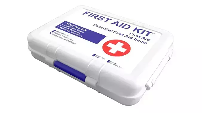 First Aid Kit Low-poly 3D model First Aid Kit Low-poly 3D model