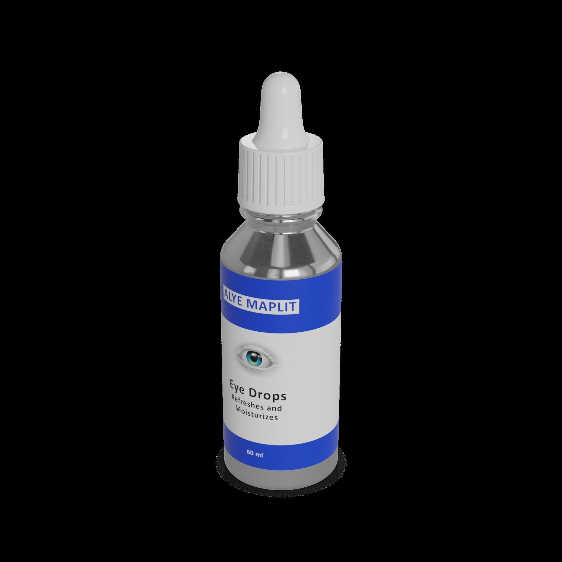 Other medical products Eye Drops Low-poly 3D model_1