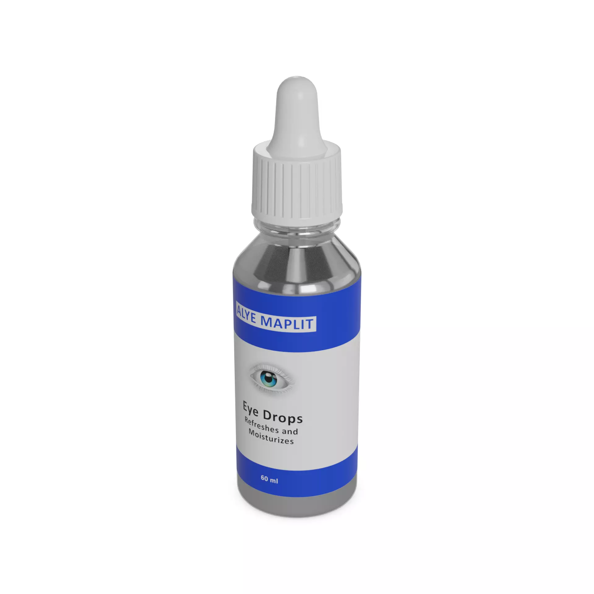 Other medical products Eye Drops Low-poly 3D model_0