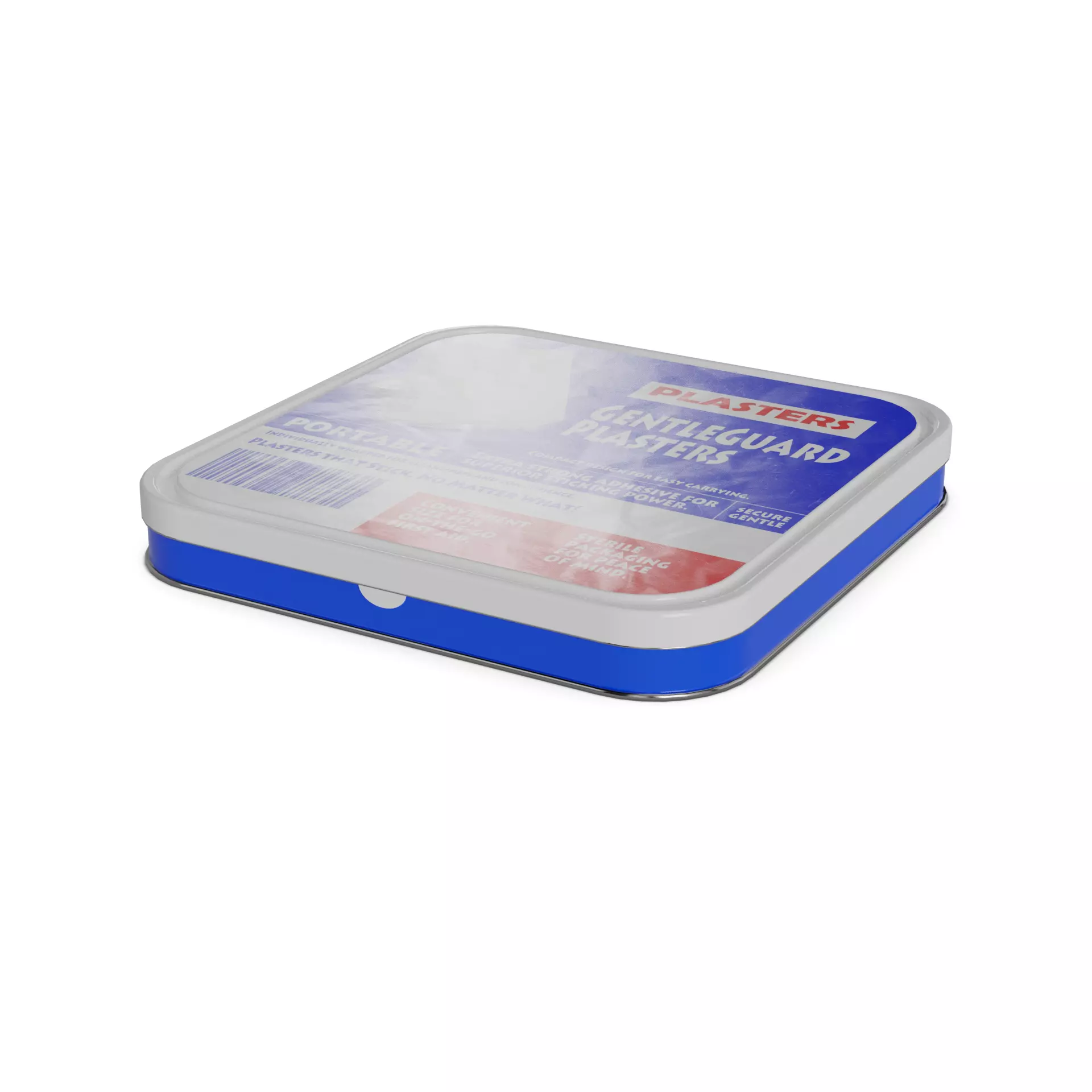 Plasters Plasters Low-poly 3D model_0