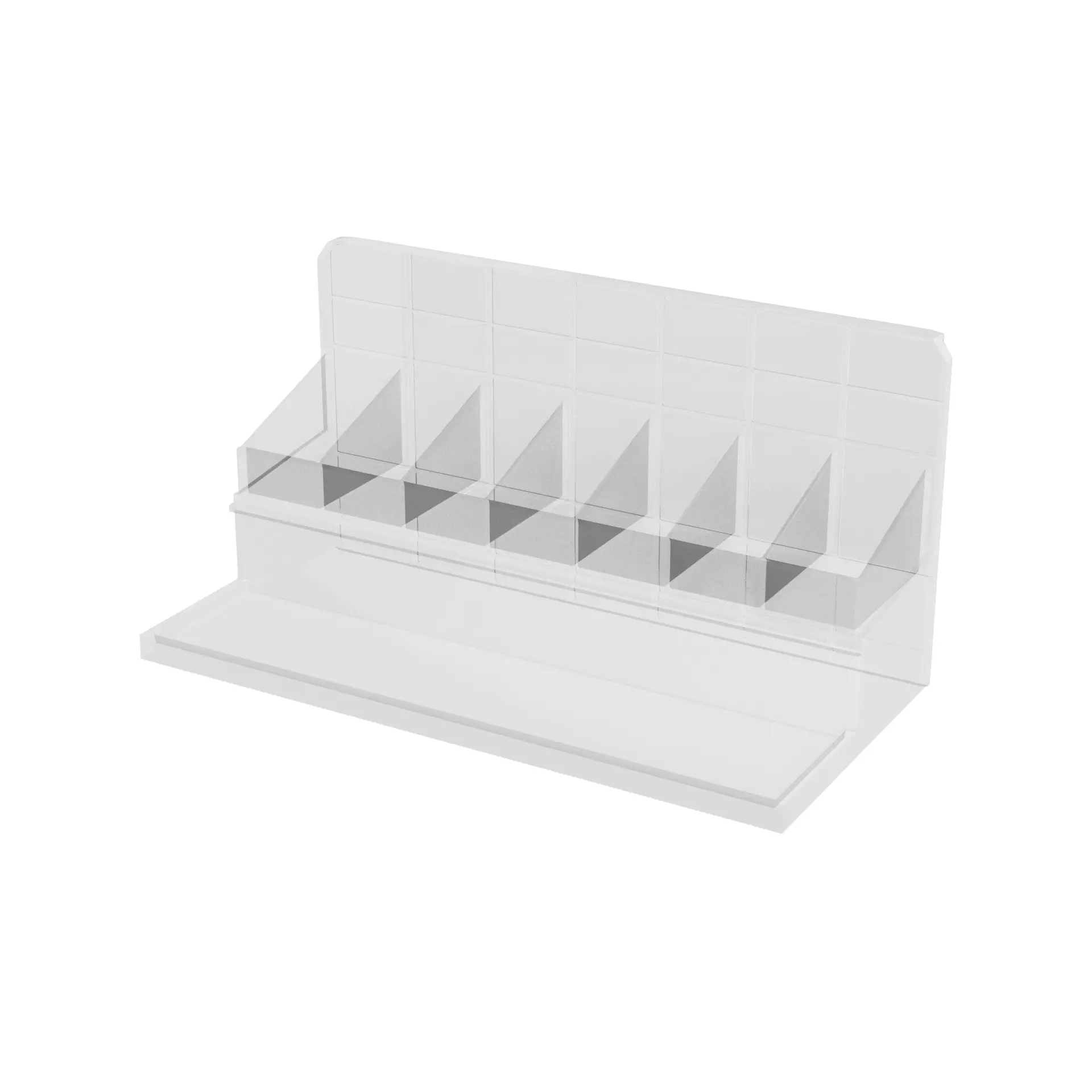Makeup tools Lipstick Organizer Low-poly 3D model_0