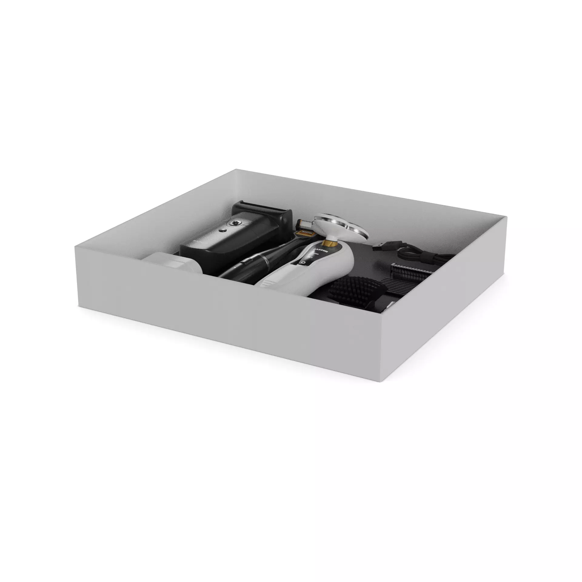 Razors Electric Razor Kit 3D model_0