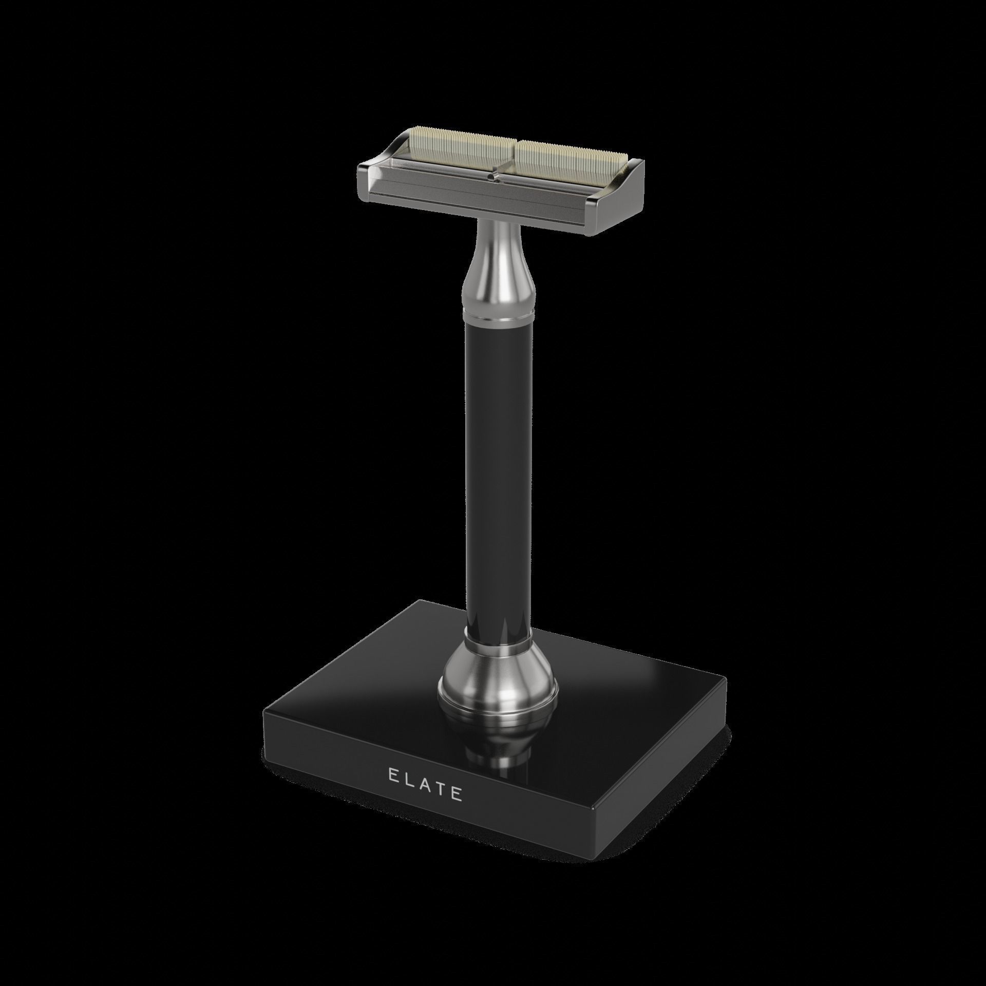 Razors Safety Razor with Stand 3D model_1