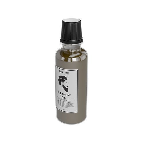 Razor blades and accessories Pre-Shave Oil 3D model