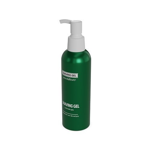 Razor blades and accessories Shaving Gel Low-poly 3D model