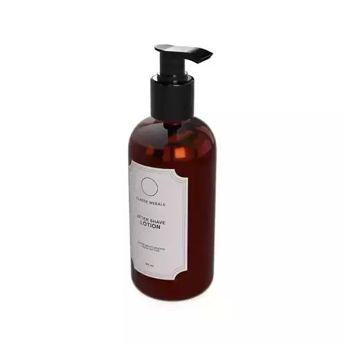 Aftershave lotions and creams Aftershave Lotion Low-poly 3D model