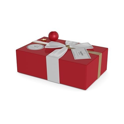 Cosmetic kits Festive Beauty Box Low-poly 3D model