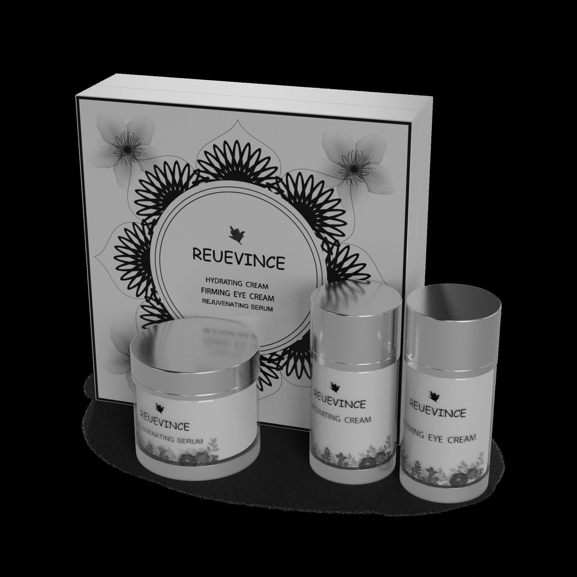 Cosmetic kits Youthful Radiance Set Low-poly 3D model_1