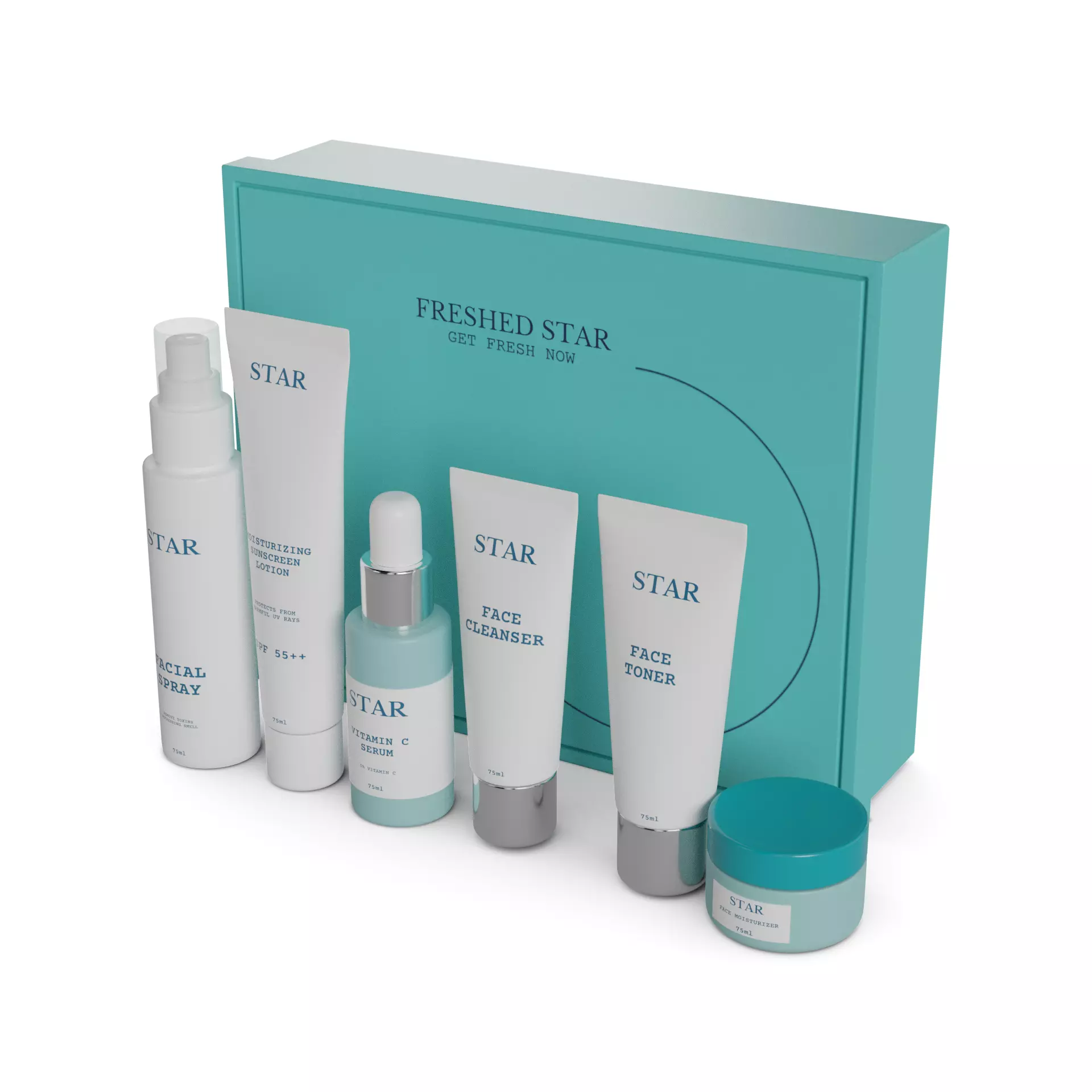 Cosmetic kits Fresh Start Set 3D model_0