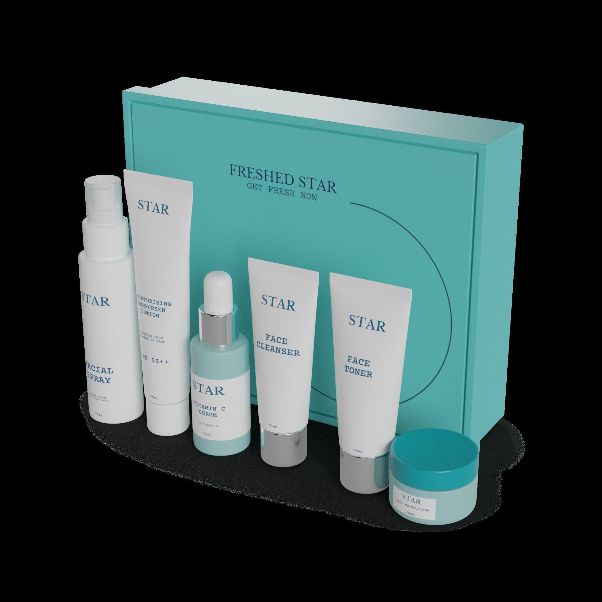 Cosmetic kits Fresh Start Set 3D model_1