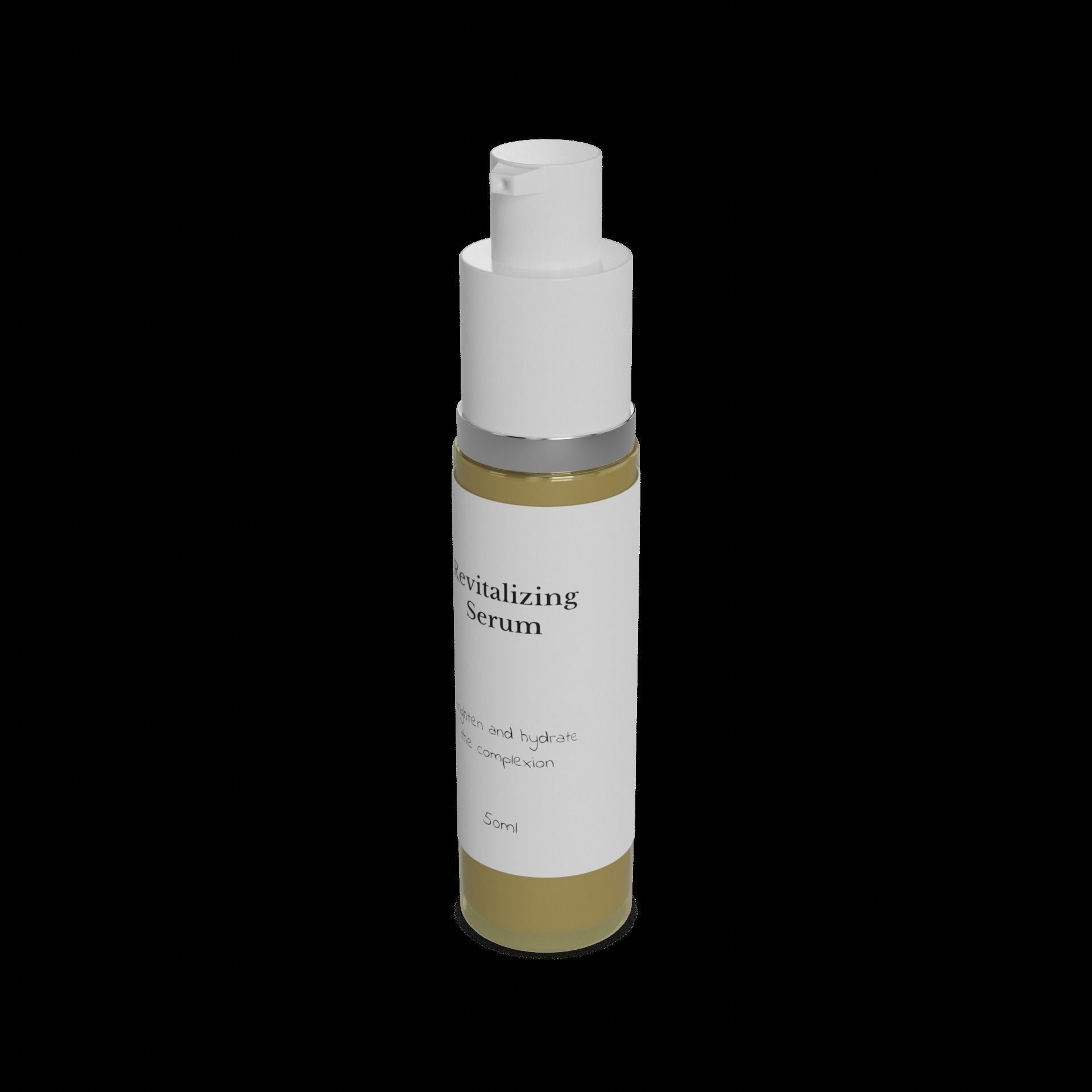 Serums and eye creams Revitalizing Serum Low-poly 3D model_1