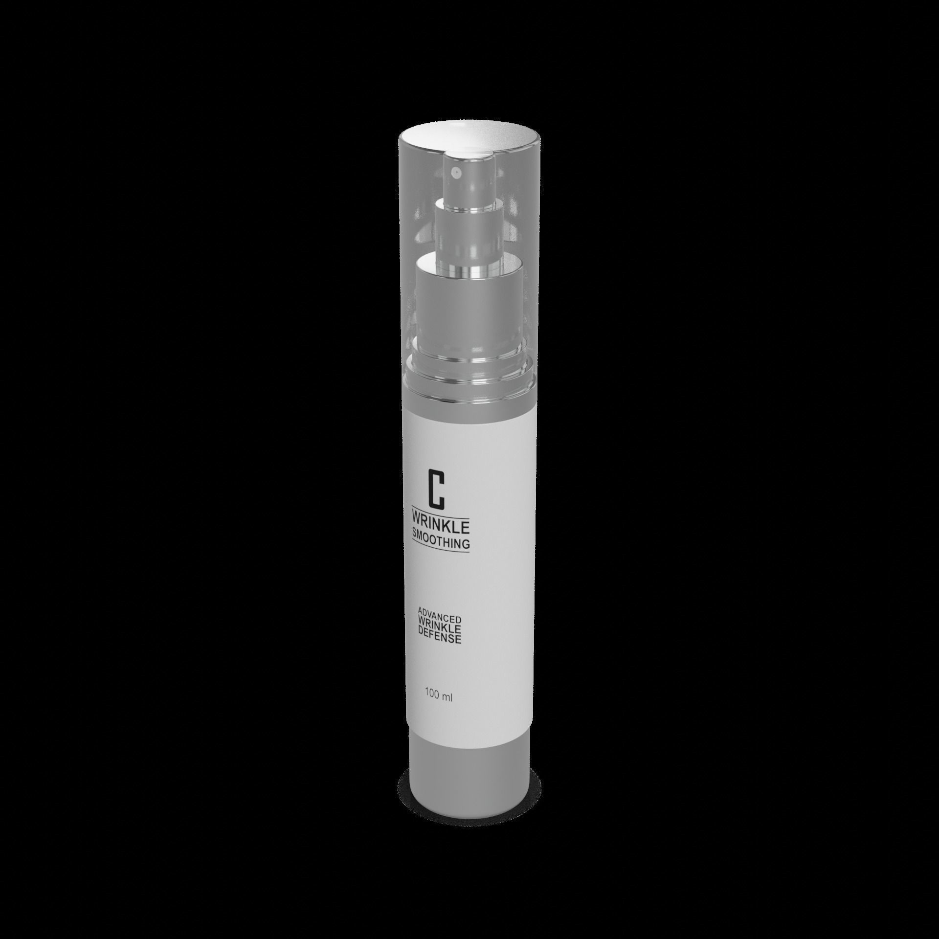 Serums and eye creams Wrinkle Smoothing Serum Low-poly 3D model_1