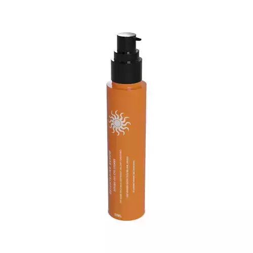 Serums and eye creams Brightening Serum Low-poly 3D model