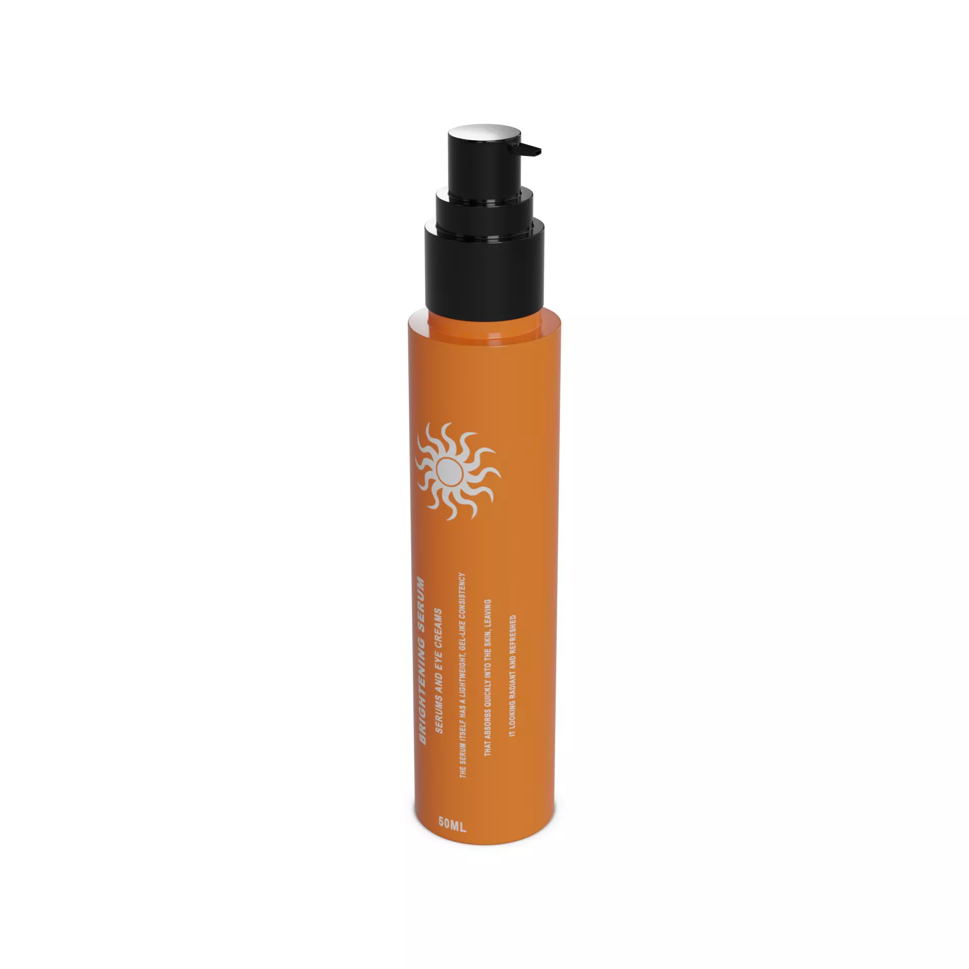 Serums and eye creams Brightening Serum Low-poly 3D model_0