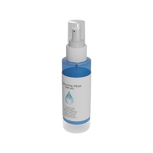 Serums and eye creams Hyaluronic Acid Serum Low-poly 3D model