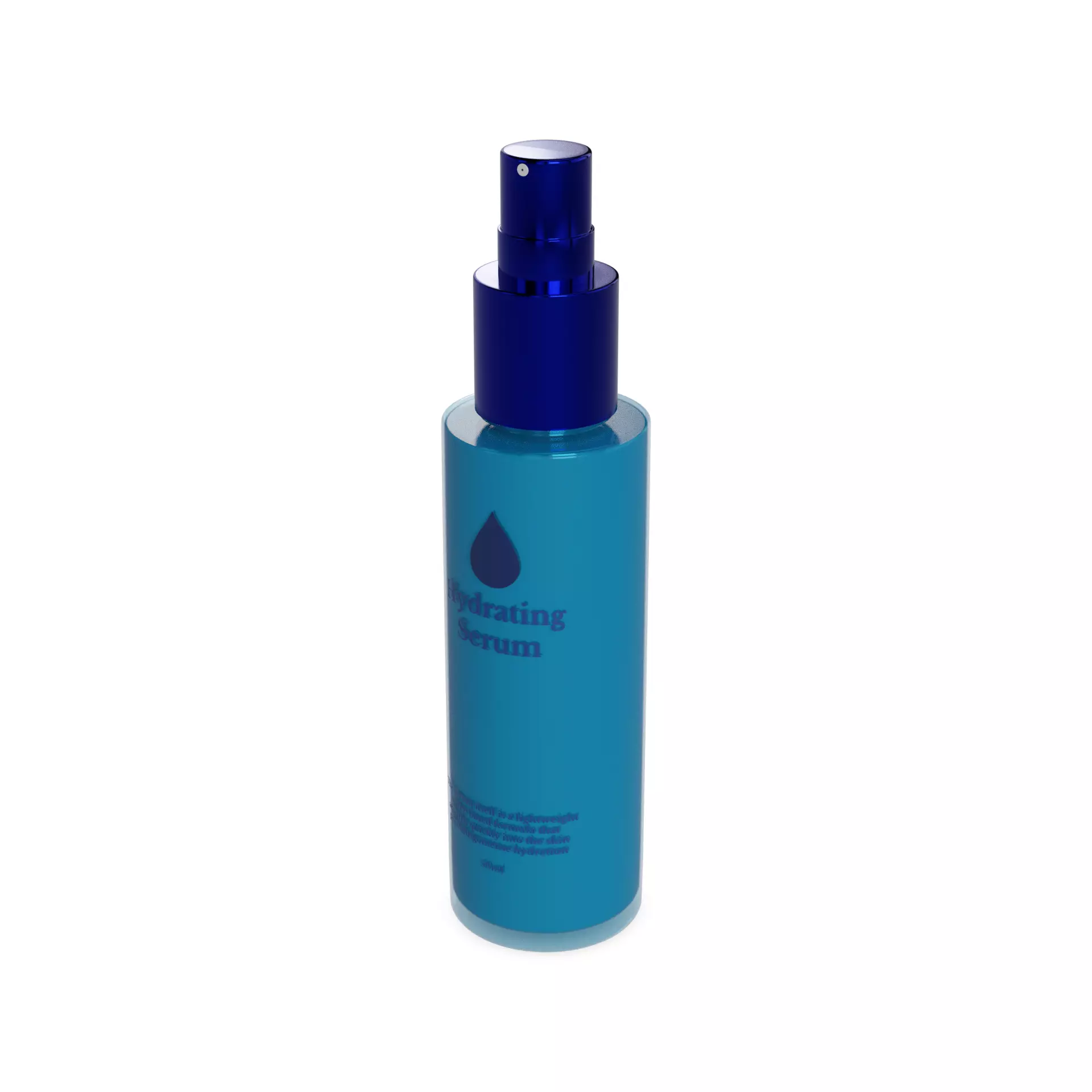 Serums and eye creams Hydrating Serum Low-poly 3D model_0