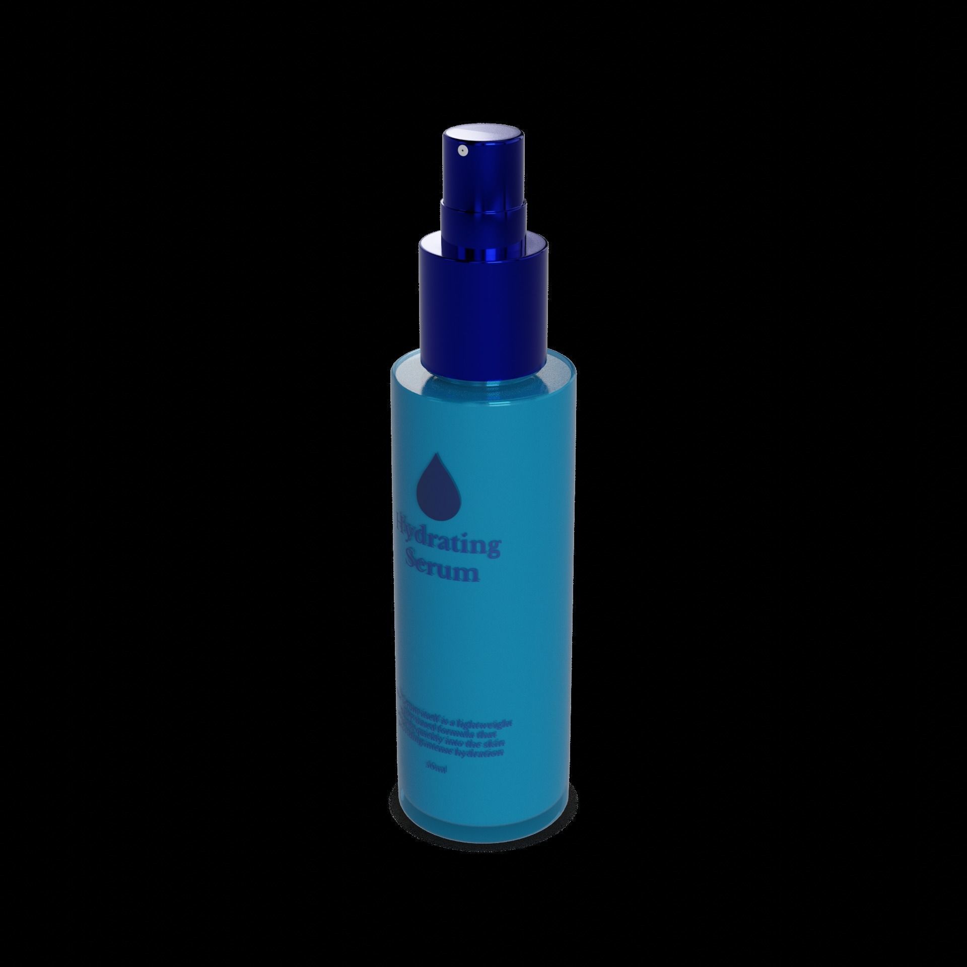 Serums and eye creams Hydrating Serum Low-poly 3D model_1