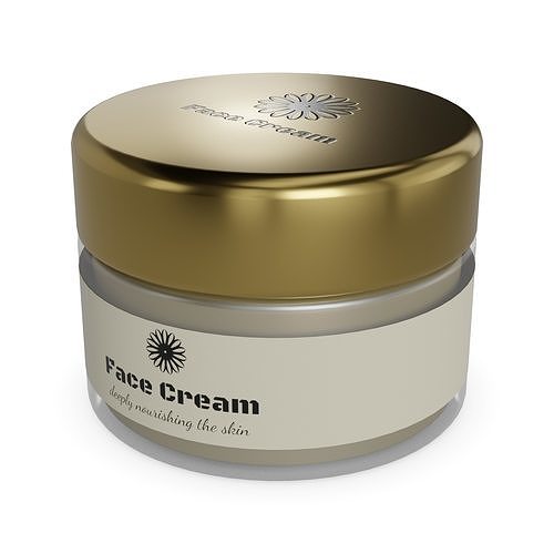 Face creams Face Cream Low-poly 3D model