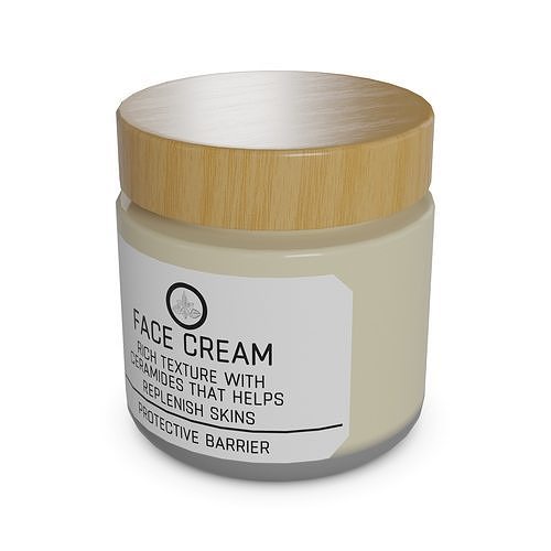 Face creams Face Cream Low-poly 3D model