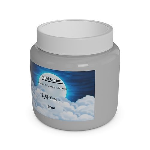 Night creams Night Cream Low-poly 3D model