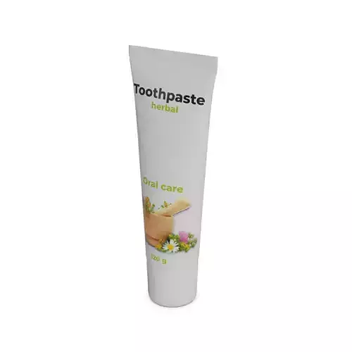 Toothpastes Toothpaste Low-poly 3D model