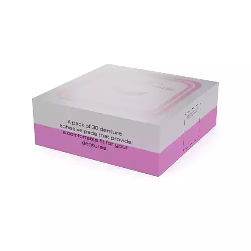 Denture care Denture Adhesive Pads Low-poly 3D model